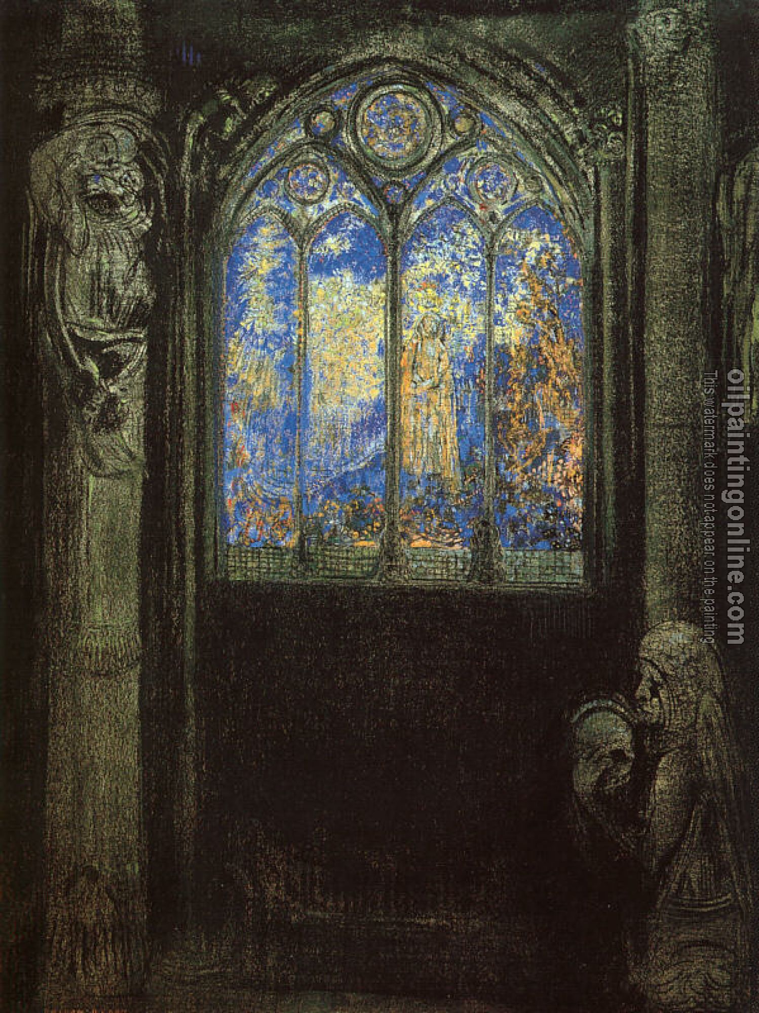 Redon, Odilon - Stained Glass Window